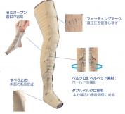 夜間モビダーム　AUTO　FIT　ストッキング　右左共用　サイズ1-4　丈は4種類