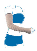 夜間モビダーム　ミトン付きスリーブ(親指部分あり)　 オーダーメイド